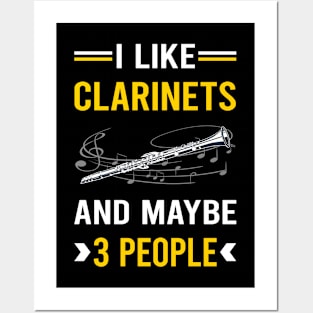 3 People Clarinet Posters and Art